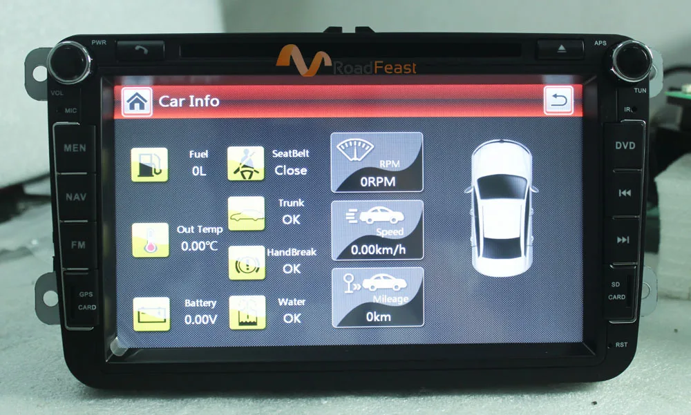 Car DVD for Volkswagen VW Passat B5-Polo-Bora-Golf MK4 5