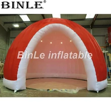 Новая 5 м маленькая надувная купольная палатка надувная палатка в форме иглу цирковая палатка с печатью для рекламы из Китая