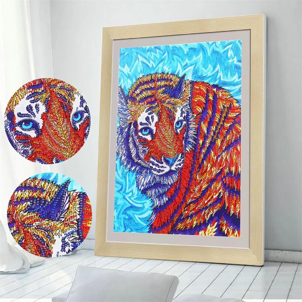 Special Shaped Diamond Painting DIY 5D Partial Drill Cross Stitch Kits