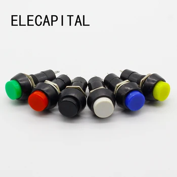 

6PCS Latching Pushbutton Switch 3A 250V AC 12mm