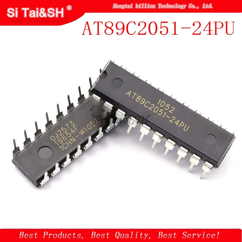 1 шт./лот AT89C2051-24PU AT89C2051 DIP-20 импортные новые товары для дома