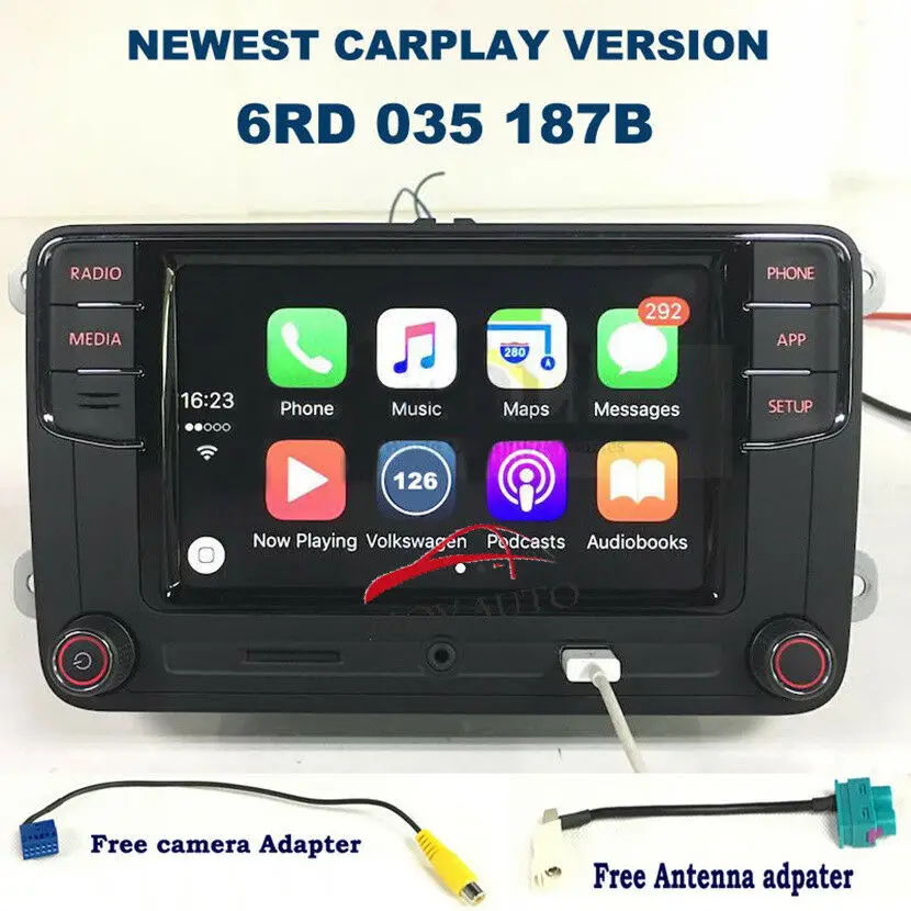 

6.5"Radio CD Player RCD330 187B Carpaly For Golf 5 6 Jetta Tiguan Passat