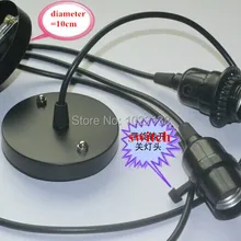 50 шт./лот E27 светодиодный IQ головоломки лампа-головоломка держатель кулон лобби отеля лампа переходник для цоколя+ переключатель+ 1 м кабель шнур питания