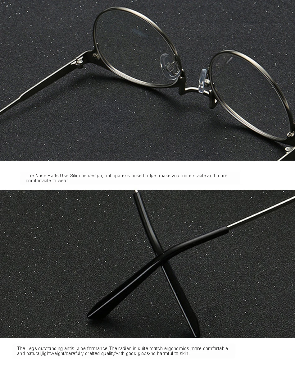 Анти-унисекс сплав анти-Синие лучи очки светодиодные очки для чтения радиационно-стойкие круглые очки для глаз компьютер игровые очки