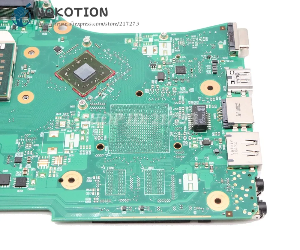 70% OFF  NOKOTION Laptop Motherboard For Toshiba Satellite L650D MAIN BOARD HD4200 DDR3 Socket S1 Free CPU V