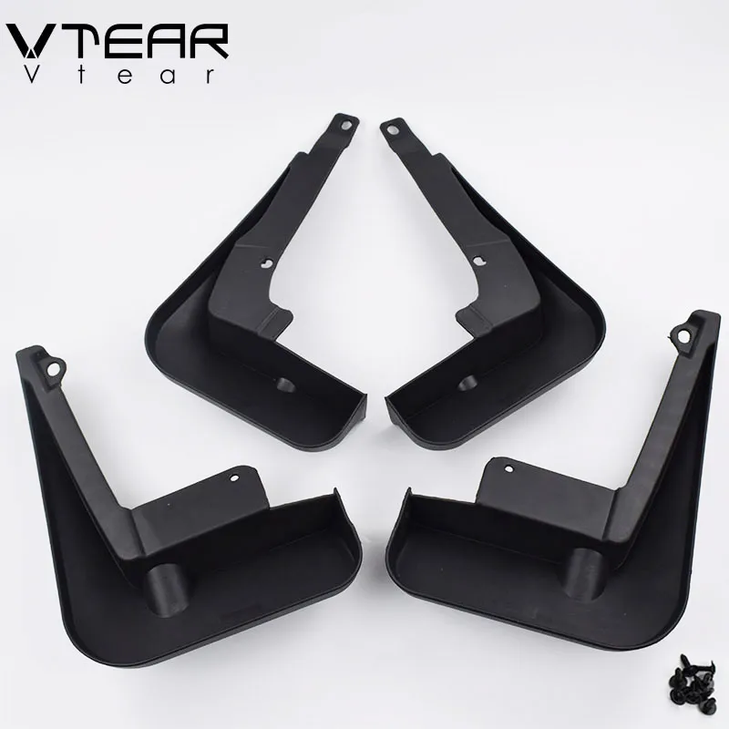 

Vtear 4Pcs Car Mud Flaps For Toyota C-HR CHR 2017 2018 2019 Mudguards Mudflaps Fender Accessories Exterior Parts black car cover