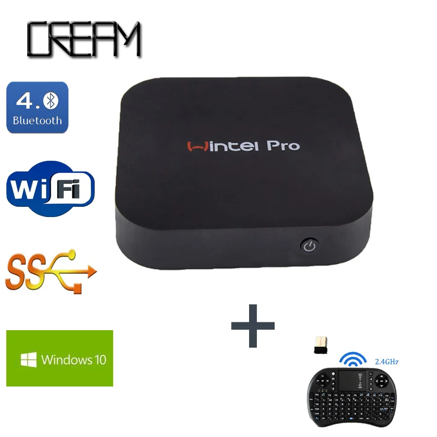 Wintel CXw8 pro mini pc BOX 2G 32G windows 10 Z8300 2.4GHz Wifi HDMI