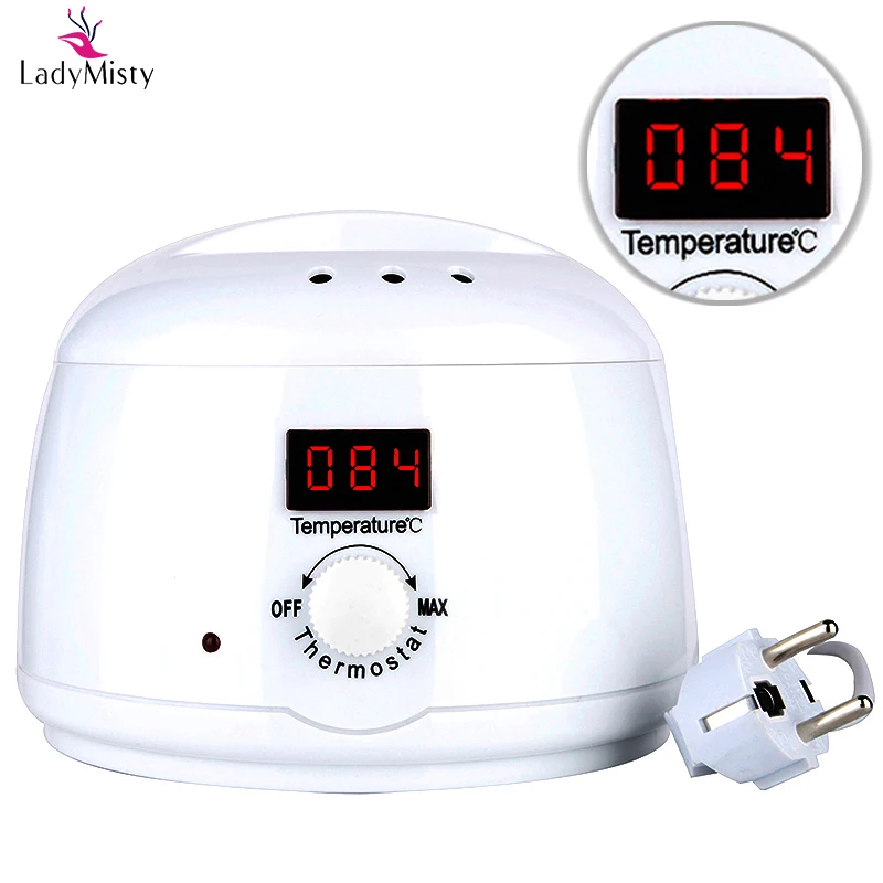LED Pro Visible Temperature Hard Wax Warmer Melting Pot Electric Hair