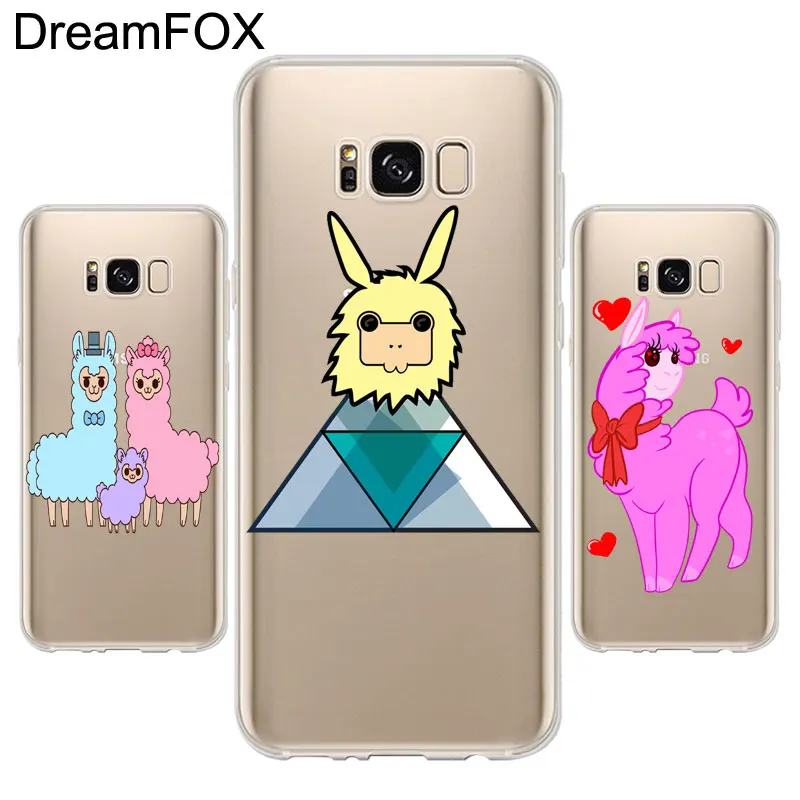 DREAMFOX L313 Alpaca Soft TPU Silicone Case Cover For Samsung Galaxy Note S 7 8 9 10 10e 11 11e Lite Edge Plus |