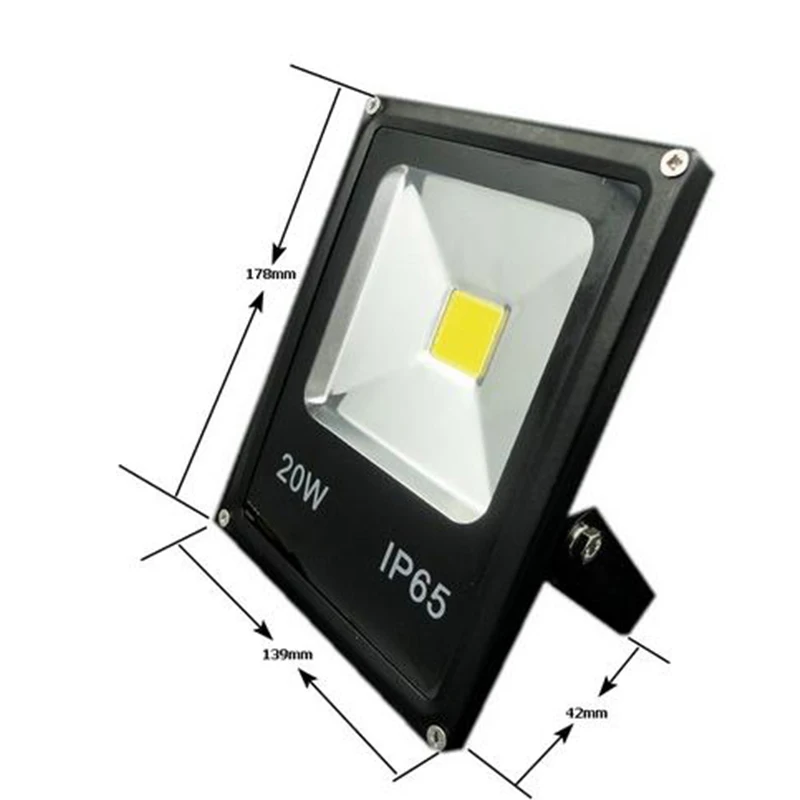 10W 20W 30W 50W 12V Светодиодный прожектор для хранения Батарея свет IP65