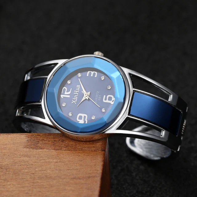 Xinhua-reloj de pulsera de cuarzo para mujer, accesorio de marca de lujo con esfera de acero inoxidable, oferta, 2021 - Imagen 6