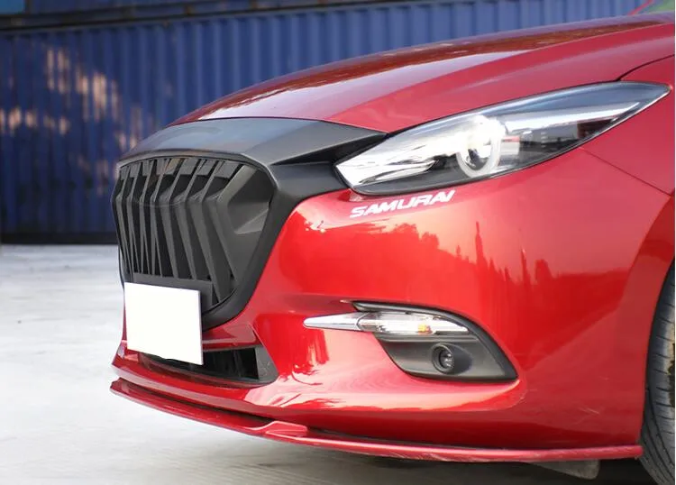 Автомобильный передний бампер ABS PAINT решетка радиатора для гонок обшивка Mazda 3 Axela