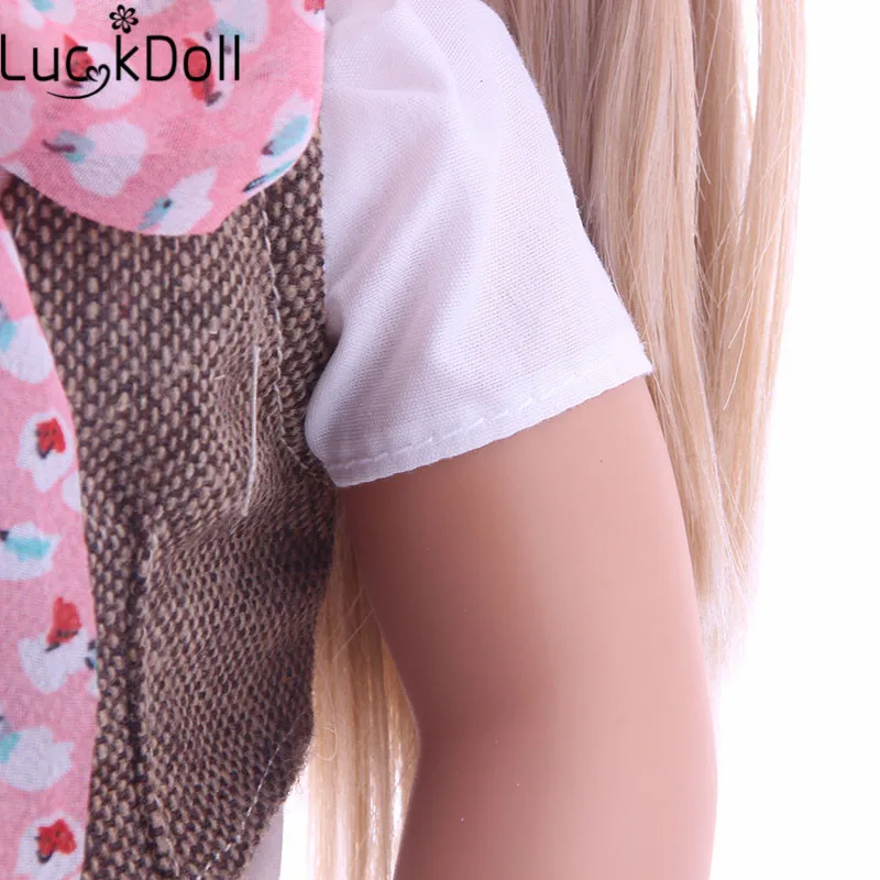 Luckdollss новые модные 18 дюймов американской куклы + аксессуары для кукол детские игрушки Рождественские подарки для бесплатная