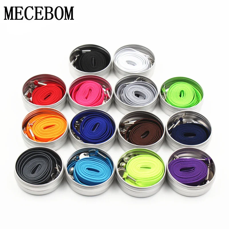 

14 color No Tie Lazy Shoelaces quick and easy Funny ShoeLaces men shoes sneakers shoelaces 1 Pair shoe Accessories s1149