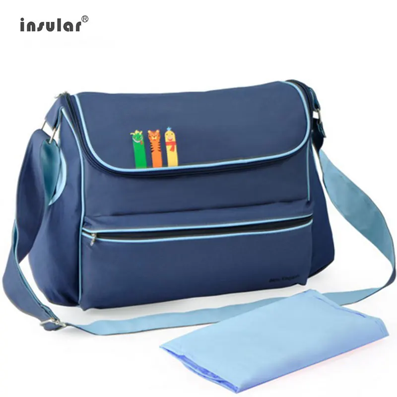 

Messenger Big Capacity Nappy Bags Brand Multi-Function Baby Diaper Bags for Mom ashion Waterproof Maternity Mummy Bag Insular