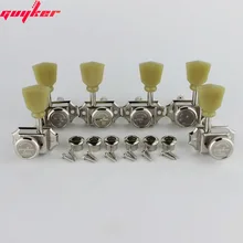 GUYKER 3R3L – cordes de verrouillage pour guitare électrique Vintage de luxe, 1 ensemble, têtes de Machine, accordeurs Nickel /Chrome, chevilles de réglage