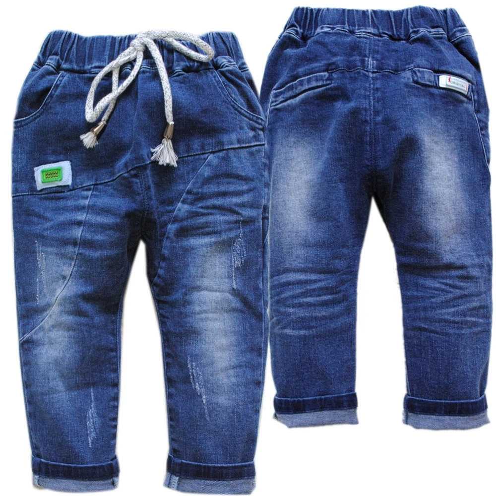 cascade blue jeans elastic waist
