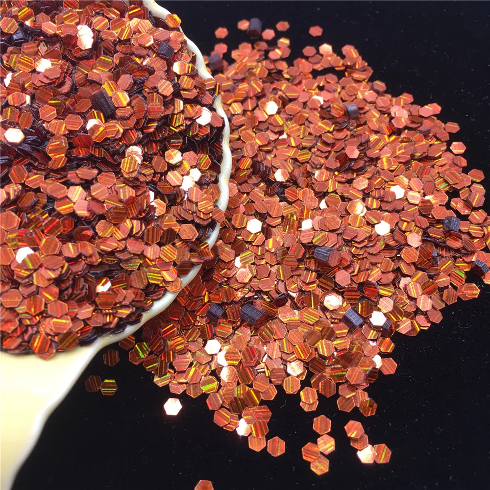 5500pcs 3mm Glitter Sequins PVC Laser Hexagonal Sequins for Crafts Paillette Sewing Decoration DIY Clothing Accessories