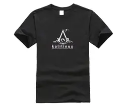 GILDAN 100% хлопок o-образным вырезом на заказ печатная Футболка Kali Linux рубашка Kali Linux футболка