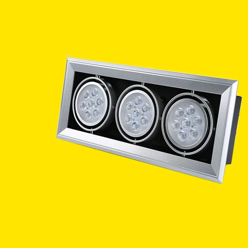 LukLoy светодиодный встраиваемый потолочный светильник пятна освещения для торговый центр отеля Лестницы крыльцо коридор Multi-head/1 головка