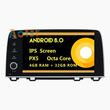 

IPS Screen Android 8.0 Car cd dvd multimedia player head unit for Honda CRV 2017 GPS Navigation radio autostereo 4+32G Octa Core