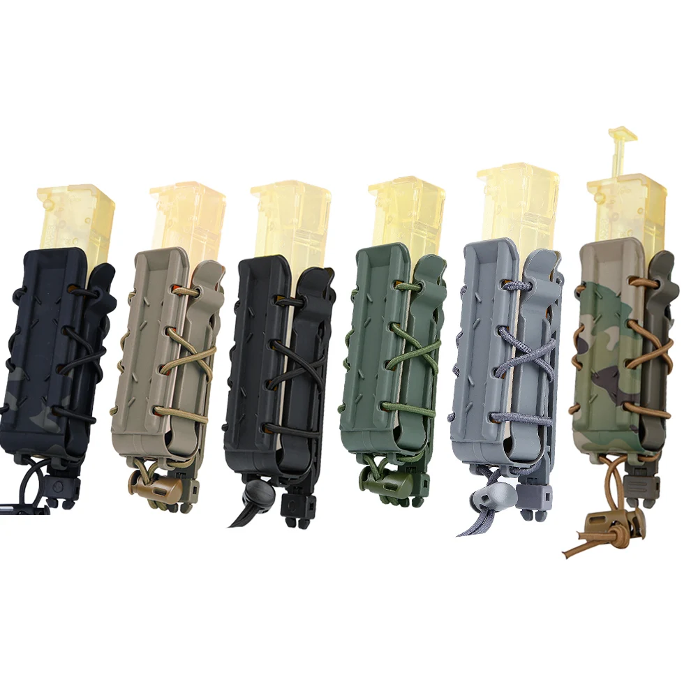 

9mm Magazine Pouch Holster Molle Belt Fast Attach Carrier Nylon Airsoft Tactical 45ACP Pistol Mag Pouch