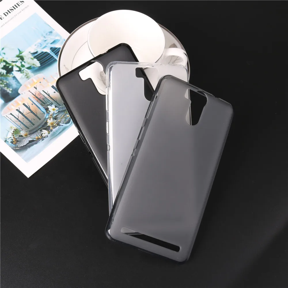 

Colorful Case soft tpu back cover For Ulefone Power 5.5 in Cover ultra thin transparent silicone Cover Black White Gray 3 Colors
