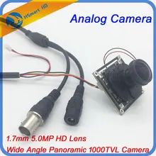 5Megapixel 1.7mm Fisheye Lens Analog HD1200TVL HD CCTV COMS IR-CUT Camera M12 Mount 1/2.5″ F2.0 Wide Angle Panoramic PCB CAMERAS