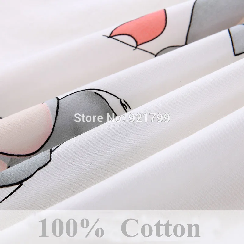 Cotton Cartoon Soft Baby Bedding Sets Gray Elephant Baby Crib bumper Include Pillow/ Bumpers/ Sheet/Quilt Cover Baby Bumpers