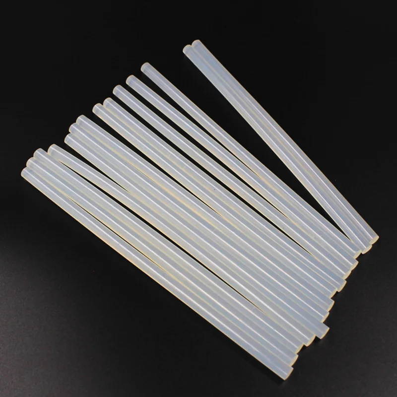 

10Pcs/Lot 7x300mm 11x300mm Transparent Semitransparent Hot Melt Glue Stick for Glue Gun Strong Viscosity Glue Sticks