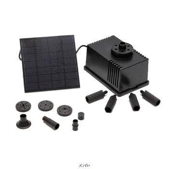 

Fountain Submersible Water Pump Solar Powered Pump With Filter Panel For Pond Pool
