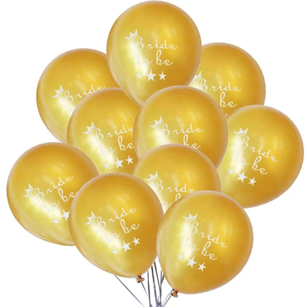 10 шт., одинаковые воздушные шары для пениса, черные мячи, розовые шарики в форме пениса, грубые воздушные шары для девичника, украшения для вечеринки - Цвет: 12inch gold