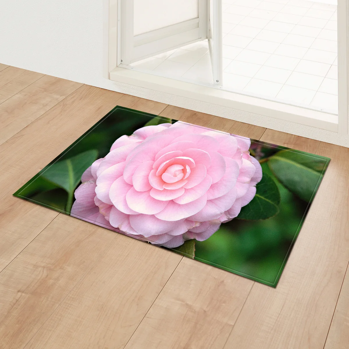  Zeegle Door Mats For Entrance Door Rose Mats In The Hallway Outdoor Rugs Anti-slip Bedroom Carpet B