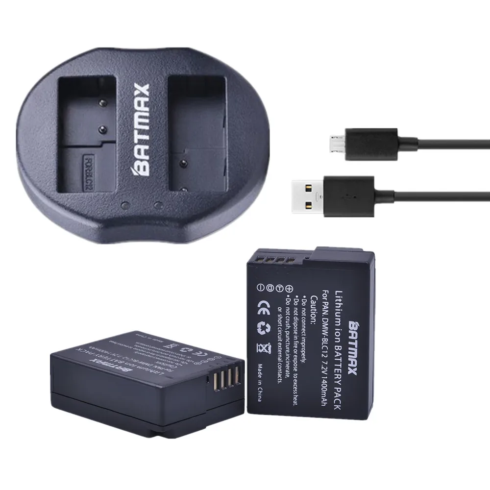 Batteria E Caricabatterie Dual USB Per Panasonic Lumix - Compatibile Con GH2, FZ330, FZ1000, Leica - Foto 7