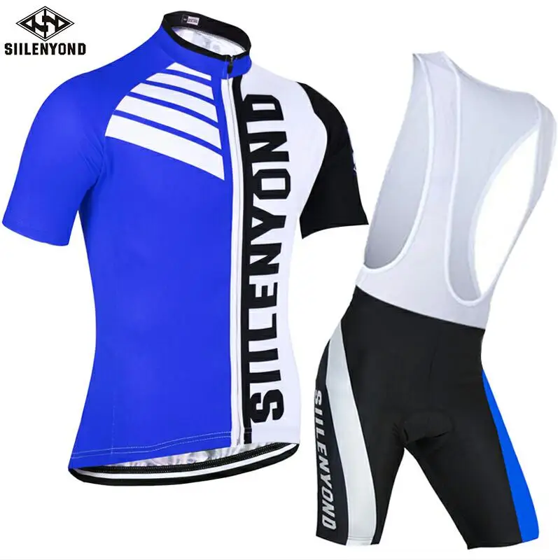 BT-D4002 SIILENYOND короткая одежда для велоспорта MTB Одежда для велоспорта Ropa Ciclismo форма для езды на велосипеде рубашка для гонок Велоспорт Джерси нагрудник костюм - Цвет: BT-D4002