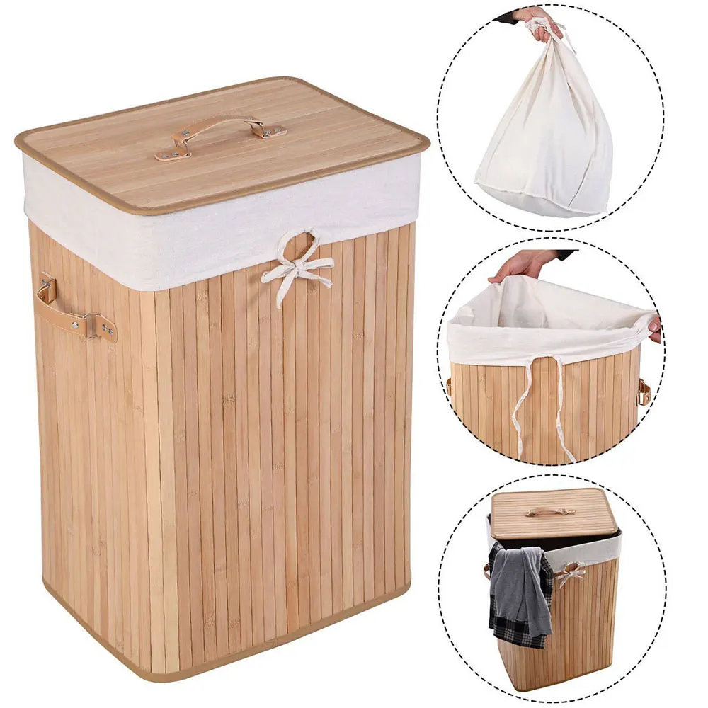 

Single Lattice Bamboo Folding Basket Body with Cover