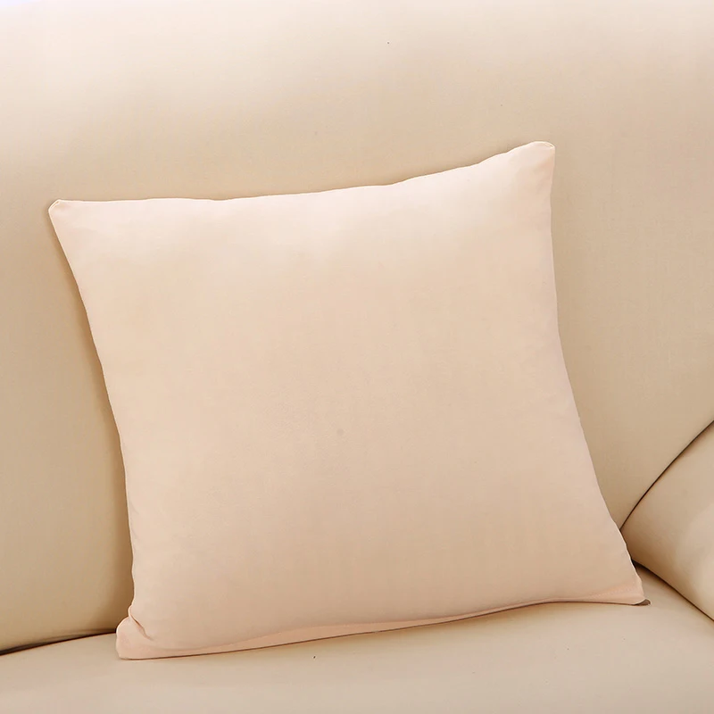 Современные однотонные эластичные декоративные наволочки для подушек, наволочки для дивана, домашний декор 40x40 см