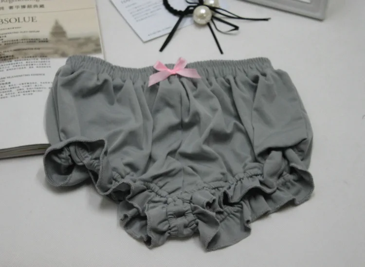 Японские милые леггинсы Харадзюку шаровары с бутонами тыквы штаны для косплея - Цвет: laika Gray