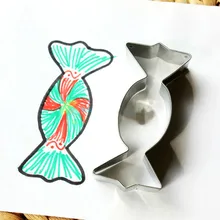 Конфеты, завернутые Форма печенья Нержавеющая сталь выпечки печенья формы DIY хлеба, печенья