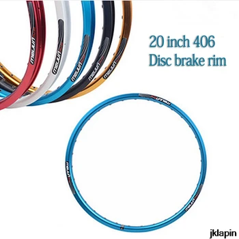 

SKT-W105 colorful MTB Folding bike bicycle rims DIY 20 inch 406 32 holes aluminum alloy sturdy wheels Rim Rims