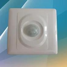 Новое высокое качество 110 V-220 V Автоматический Инфракрасный датчик движения PIR Сенсор переключатель для Светодиодный светильник с инструкциями Лидер продаж