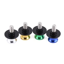 Car Styling 1Pair 10mm font b Motorcycle b font CNC Rear Stand Swing Arm Spool Sliders
