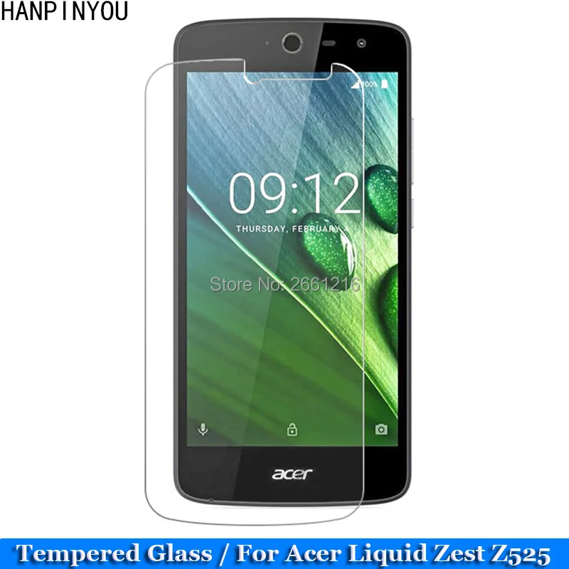 Для Acer Liquid Zest Z525 / Z528 закаленное стекло 9H 2.5D Премиум Защитная пленка для экрана 5