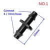 3mm, 4mm, 8mm,12mm Barbed Straight connector Hose coupling Plumbing Pipe Fittings Joint tube Adapter 20 Pcs ► Photo 2/6