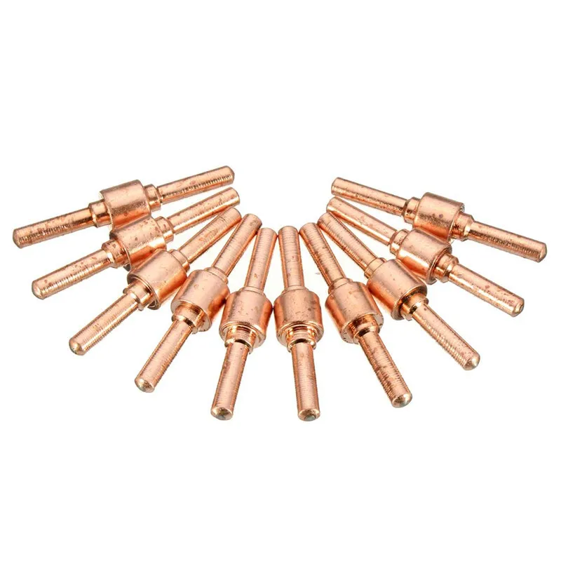 60Pcs/Set Ceramic + Metal Air Plasma Cutting Cutter Consumables Extended TIP Nozzles Electrode For PT31 LG40 Torch CUT-50D