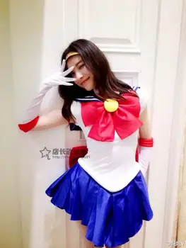 

Anime sailor moon cos Sailor Venus dress clothing Sailor Moon