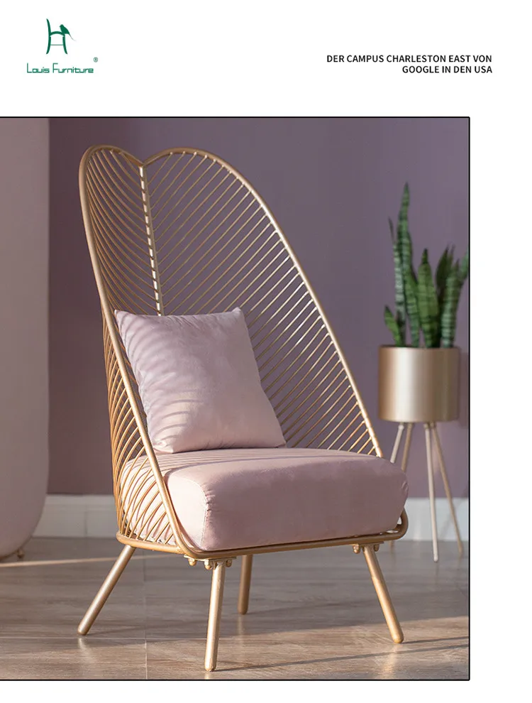 Us 259 9 Louis Fahion Living Room Chairs Small Sofa Studio Bedroom Single Simple Modern U Morpha In Living Room Chairs From Furniture On