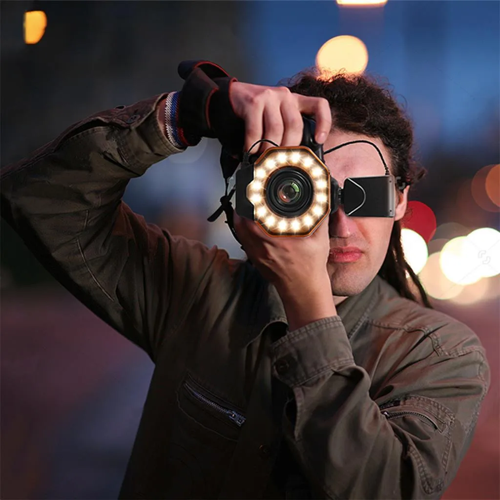 OMESHIN макро светодиодный кольцевой светильник Вспышка Speedlite с переходное кольцо для Nikon D5100 D3100 серии для Canon 5D Mark II 7D 10D#2 C0604