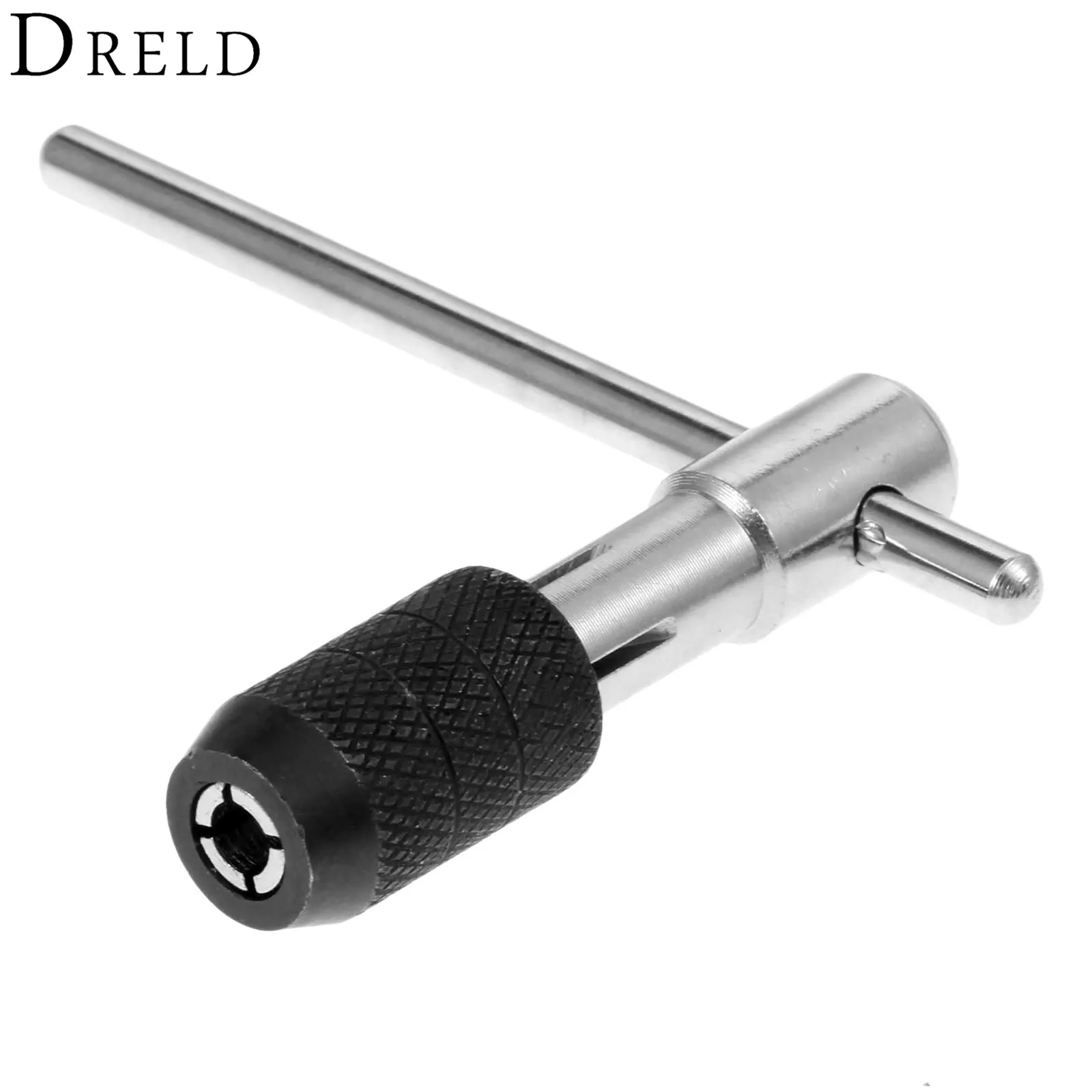 DRELD T Handle Tap Wrench Chuck M5 M8 Hand Tool 3/16" 5/16" T Type Screw Tap Holder Handle