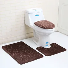 3-piece toilet seat thick solid non-slip toilet seat toilet wash lid bathroom accessories